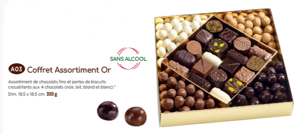Coffret assortiment Or