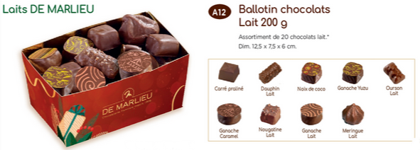 Ballotin "Les Laits DE MARLIEU"