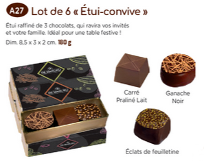 Lot de 6 "Etui-convive"