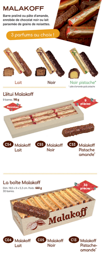 30 Malakoff Pâte d'amande goût Pistache