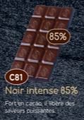 Tablette chocolat Noir intense 85%