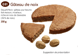 Gâteau Dauphi'Noix
