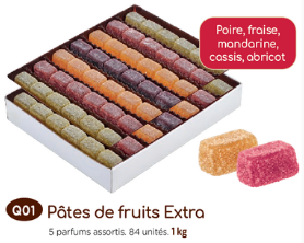 Pâtes de fruits extra assorties