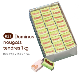Dominos de nougats tendres 1kg