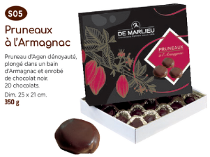 Boîte 20 Pruneaux à l'Armagnac