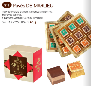 Boîte 36 Pavés "DE MARLIEU"