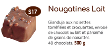 Ballotin Nougatines Lait