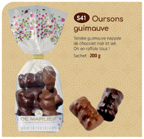Oursons guimauve 2 chocolats