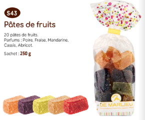 Pâtes de fruits