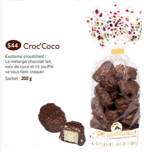 Croc'Coco chocolat lait