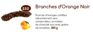 Ballotin Branches d'Orange Noir