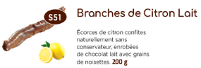 Ballotin Branches de Citron Lait